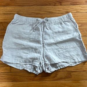 Linen Drawstring Shorts